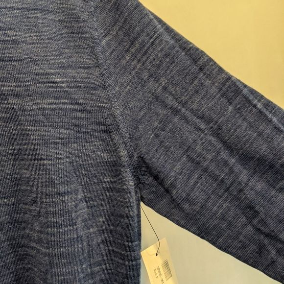 A.p.c. Heathered blue merino wool sweater S BNWT - Picture 4 of 8